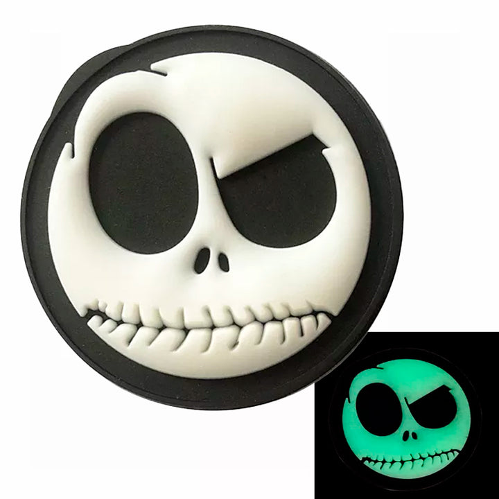 PARCHE JACK SKELETON WHITE GLOWING 5CM