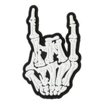 PARCHE ROCK N ROLL SKELETON HAND 9 X6.5CM