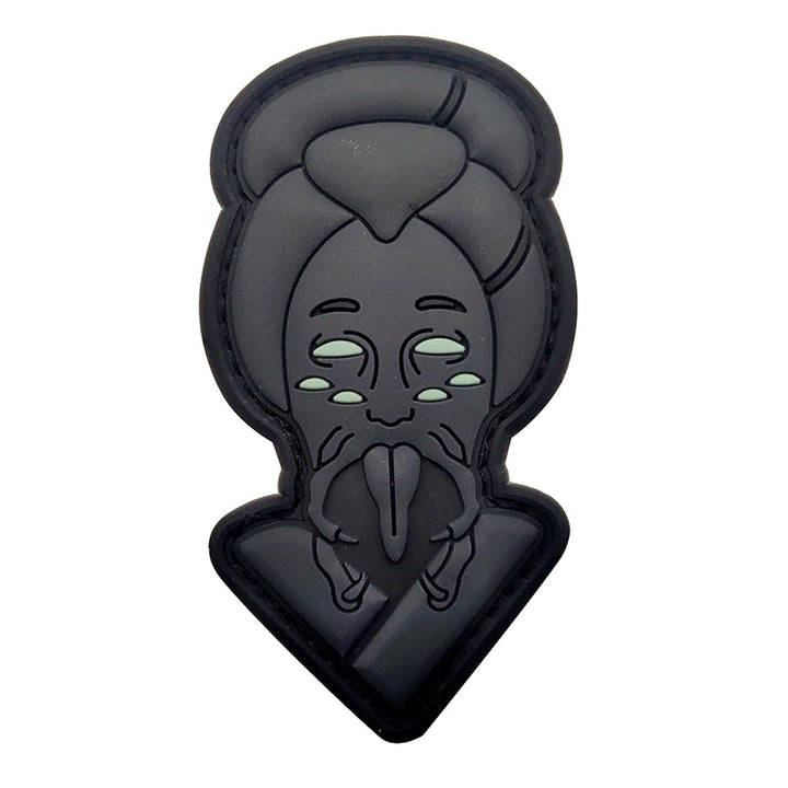 PARCHE BAFURI BLACK GLOWING 9X4.5CM