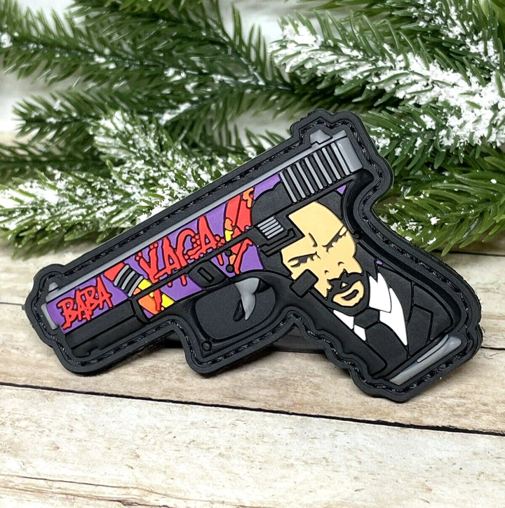 PARCHE PISTOLA John Wick Baba Yaga Glock 7.5X5CM