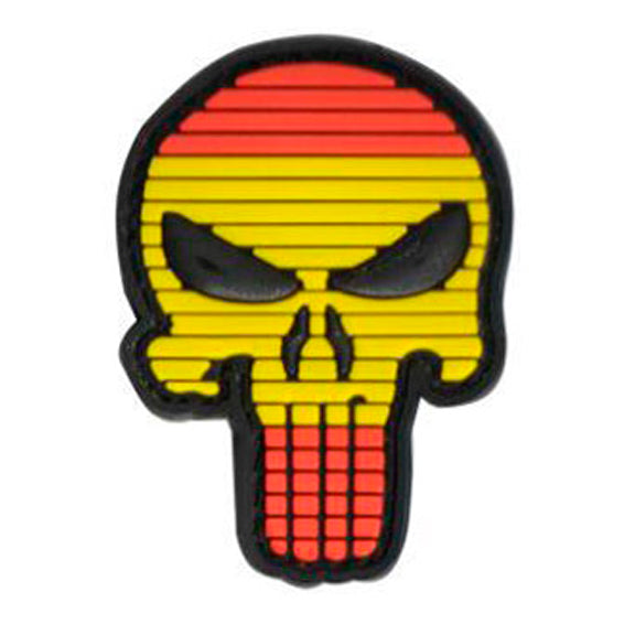 PARCHE PUNISHER TRICOLOR 8 X 5CM