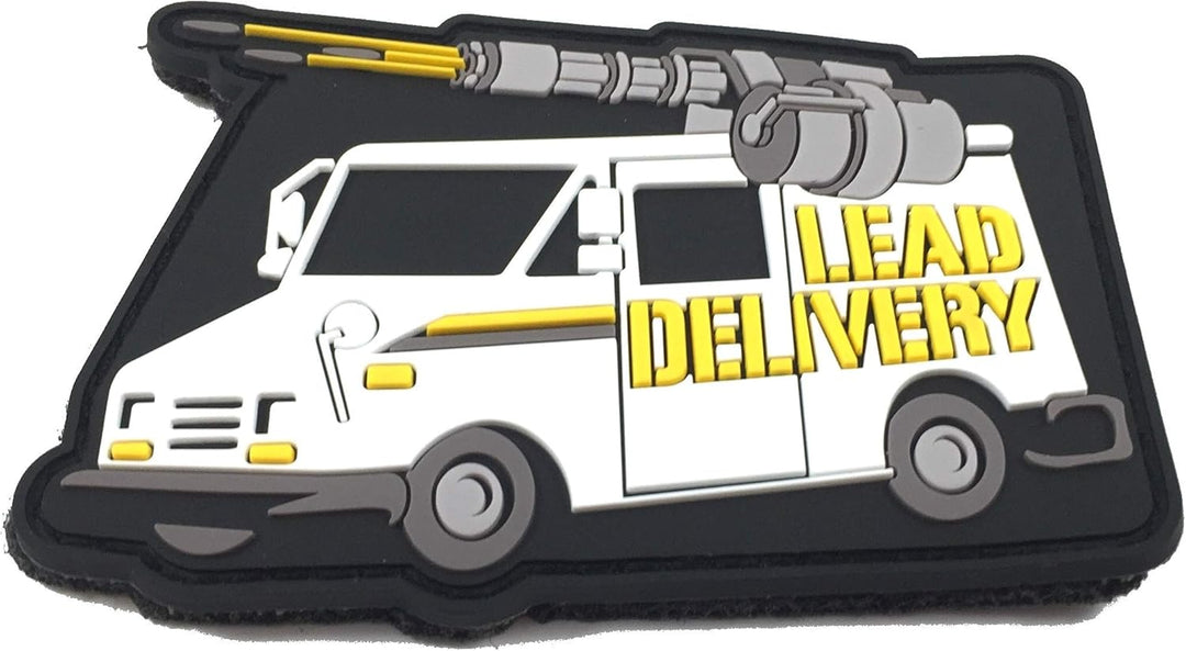 PARCHE Patriot Patch Lead Delivery Glowing 8 X 5.5 CM