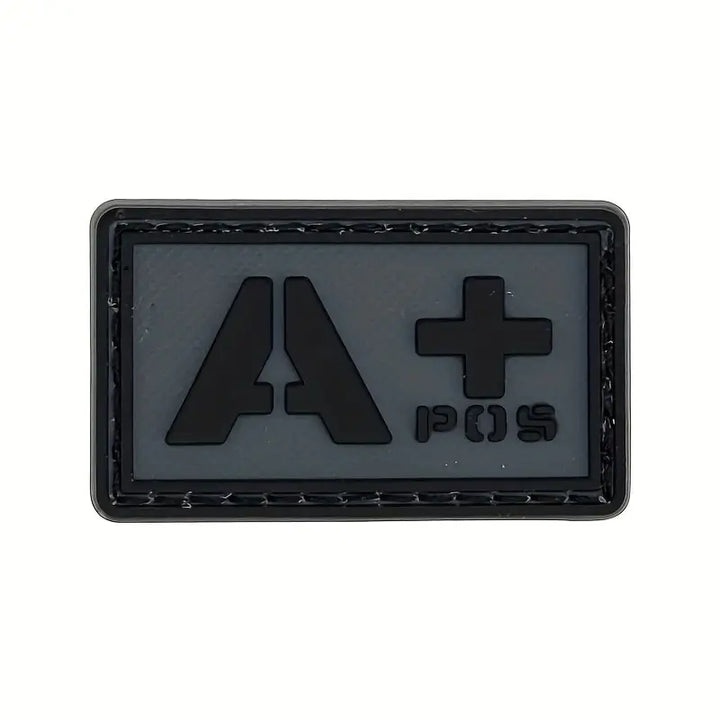 PARCHE SANGRE A POSITIVO BLACK 5 x 3cm