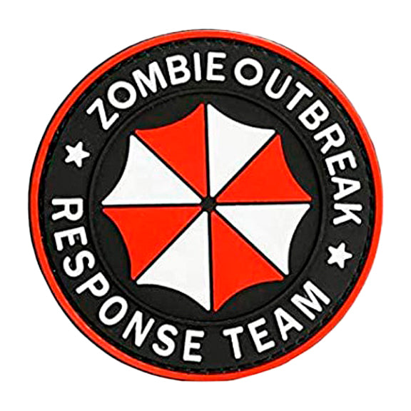 PARCHE ZOMBIE OUTBREAK  8 X 8CM