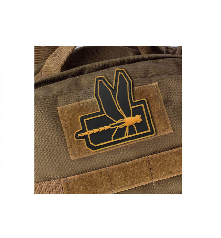 PARCHE DRAGONFLY WING COYOTE 8x7.2