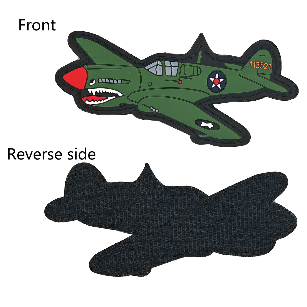 PARCHE avion de combate Curtiss P-40 8.5X4CM