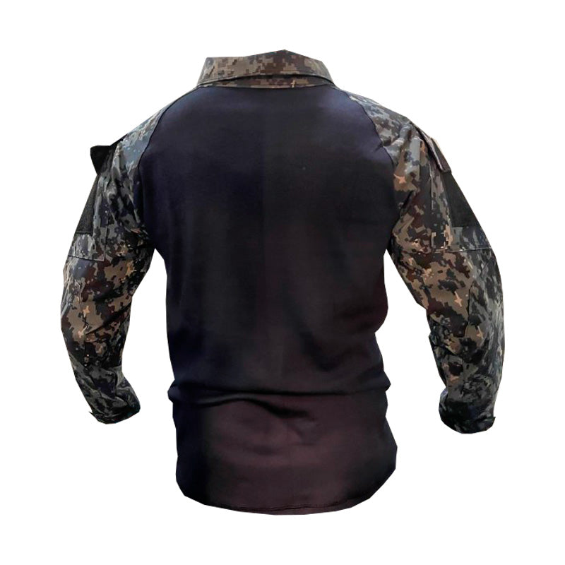 PLAYERA DE ASALTO MANGA LARGA BLUE DIGITAL