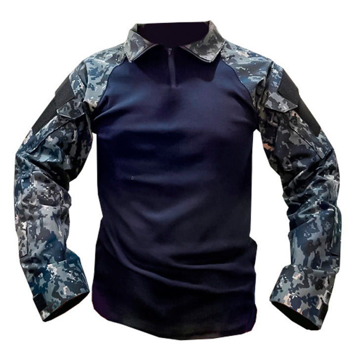 PLAYERA DE ASALTO MANGA LARGA BLUE DIGITAL