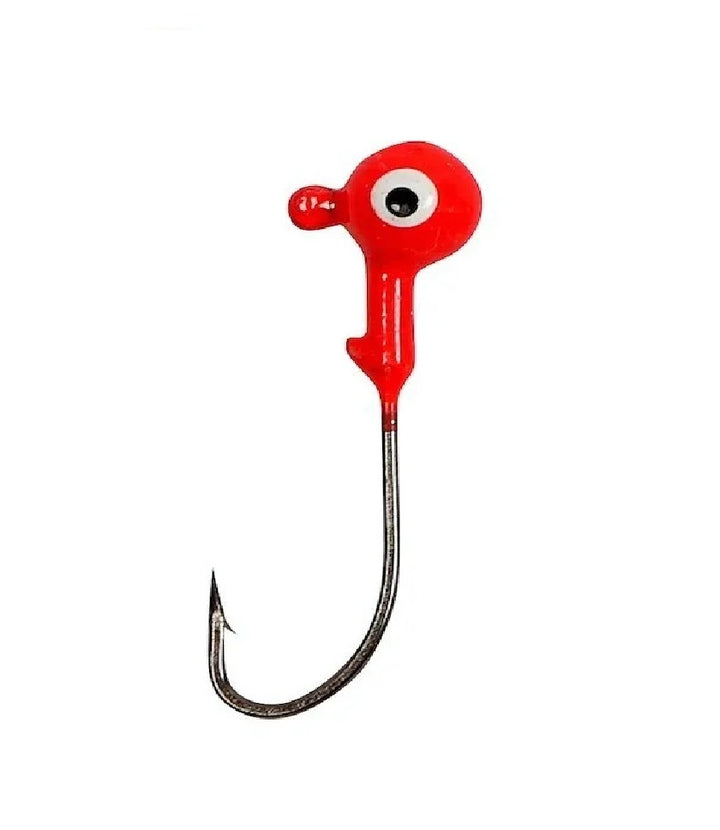 PLOMO con AZNUELO JIG 1/2 oz RED con 8 Piezas