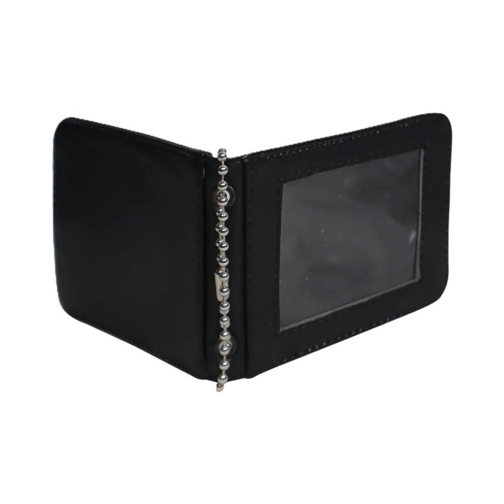 PORTA CREDENCIAL CON IMAN DE PIEL