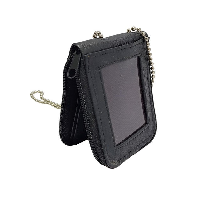 PORTA CREDENCIAL CON CIERRE COMPLETO