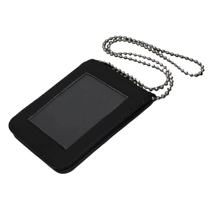 PORTA CREDENCIAL CON IMAN DE PIEL