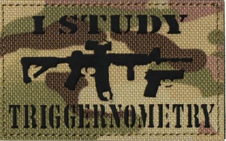 PARCHE REFECTIVE I STUDY TRIGGER NOMETRY 8X5CM