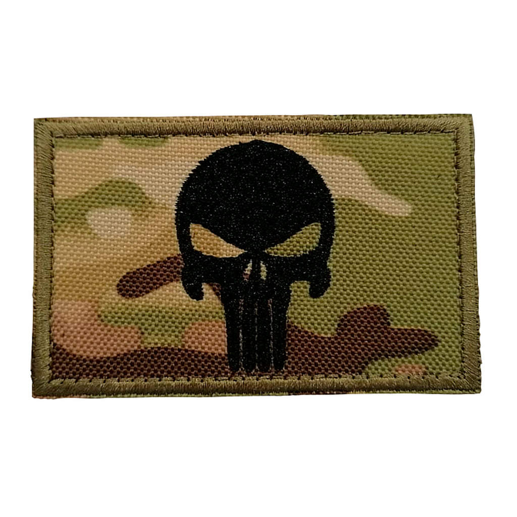 PARCHE REFLECTIVE PUNISHER CAMUFLAJE 8X5CM