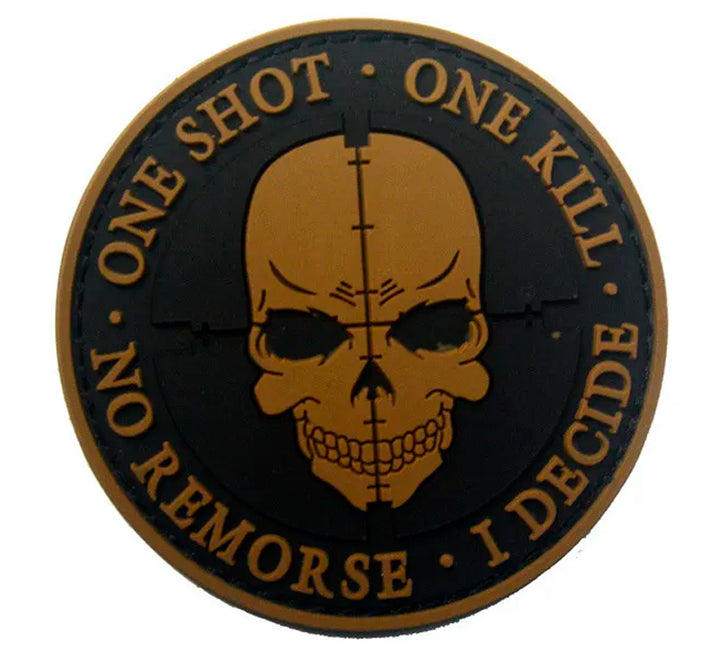 PARCHE ONE HOT ONE KILL 8 X 8CM