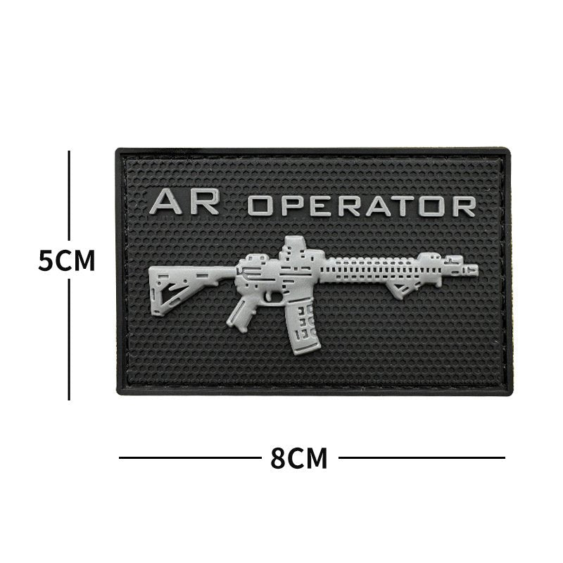 Parche Rifle AR-15 AR OPERATOR 8 X 5CM