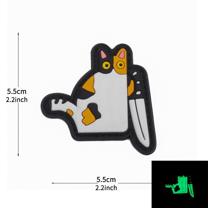 Parche Tactical Bad Cat Glowing 5.5CM