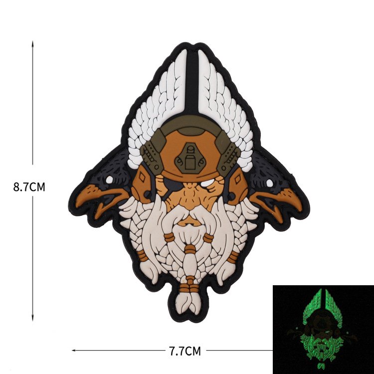 Parche Vikingo Odin Glowing 8.7 X 7.7 CM
