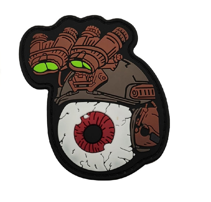 Parche militar de globo ocular visión nocturna 9 X 7 CM