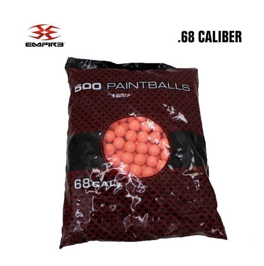 Pintura EMPIRE Heat Paintballs Cal. 68 BOLSA con 500