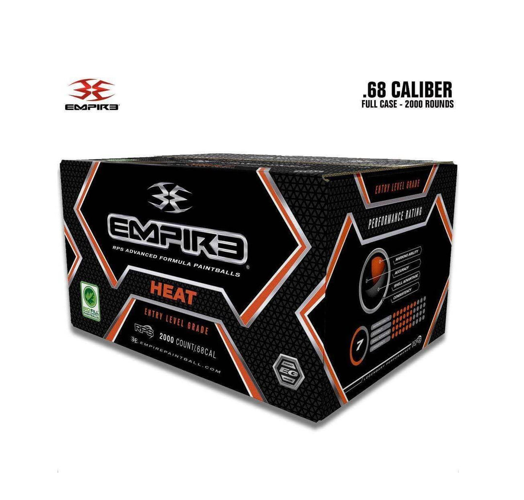 Pintura EMPIRE Heat Paintballs Cal. 68 CAJA con 2000