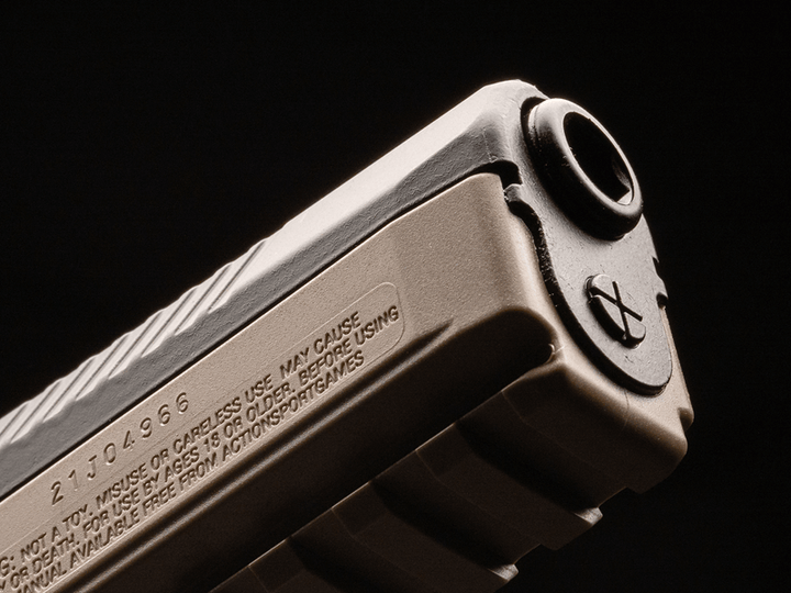 Pistola CO2 CZ P-09 Bitono FDE 492 fps cal 4.5mm BLOWBACK ASG DIABOLOS Y MUNICIONES