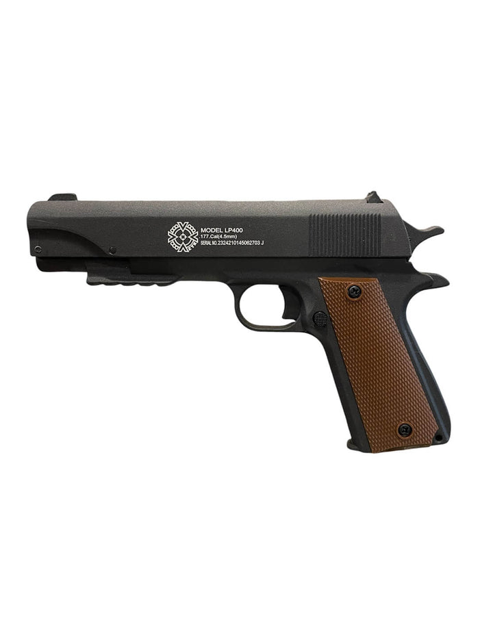 Pistola de Piston resorte de diabolos LP400 Calibre 4.5 mm