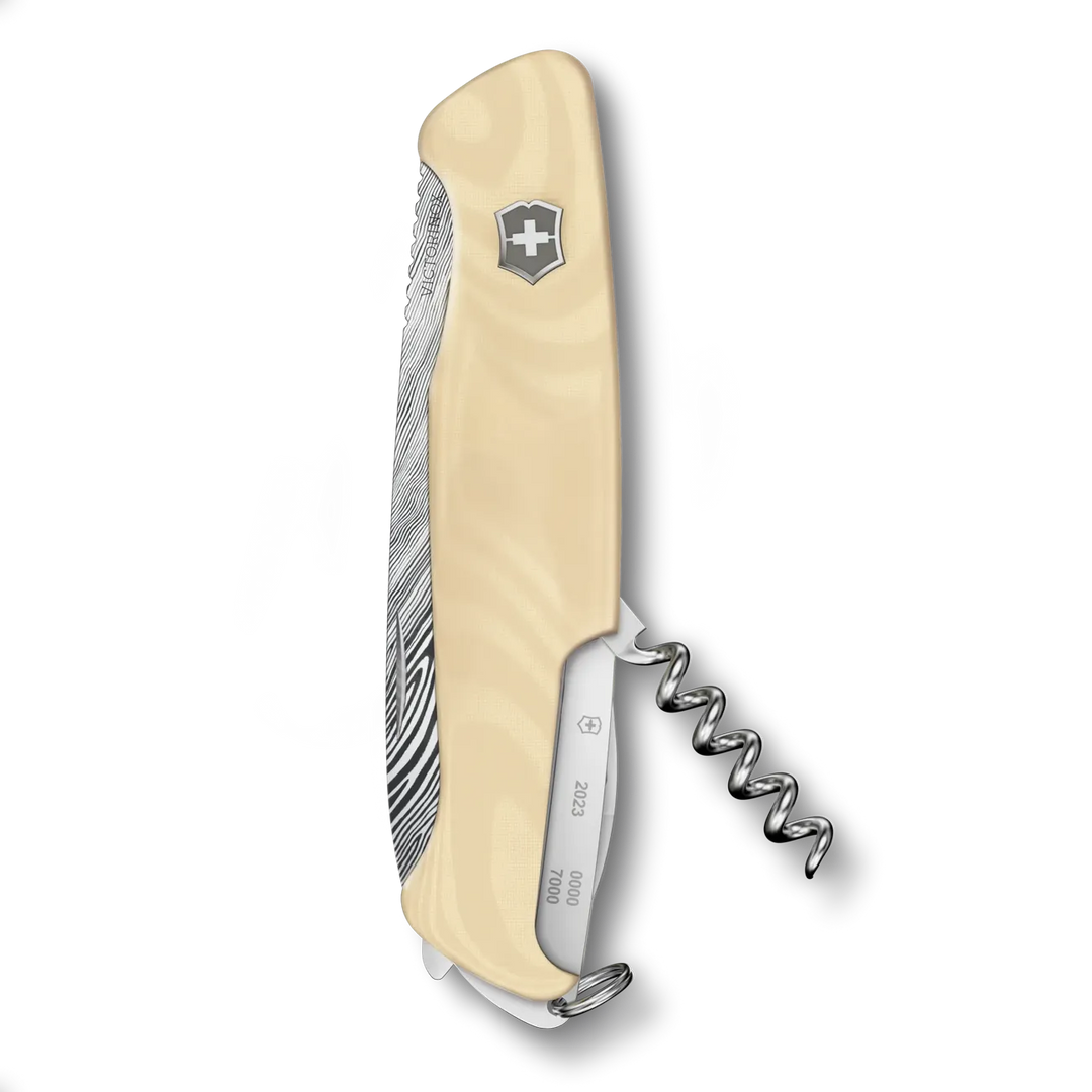 Navaja Suiza Ranger 55 Mic Damast Beige 7 usos Victorinox
