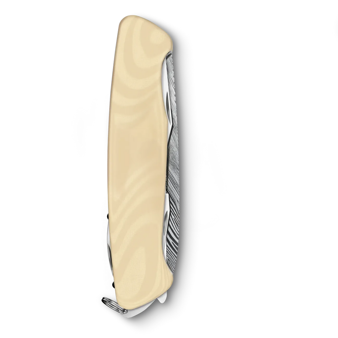 Navaja Suiza Ranger 55 Mic Damast Beige 7 usos Victorinox