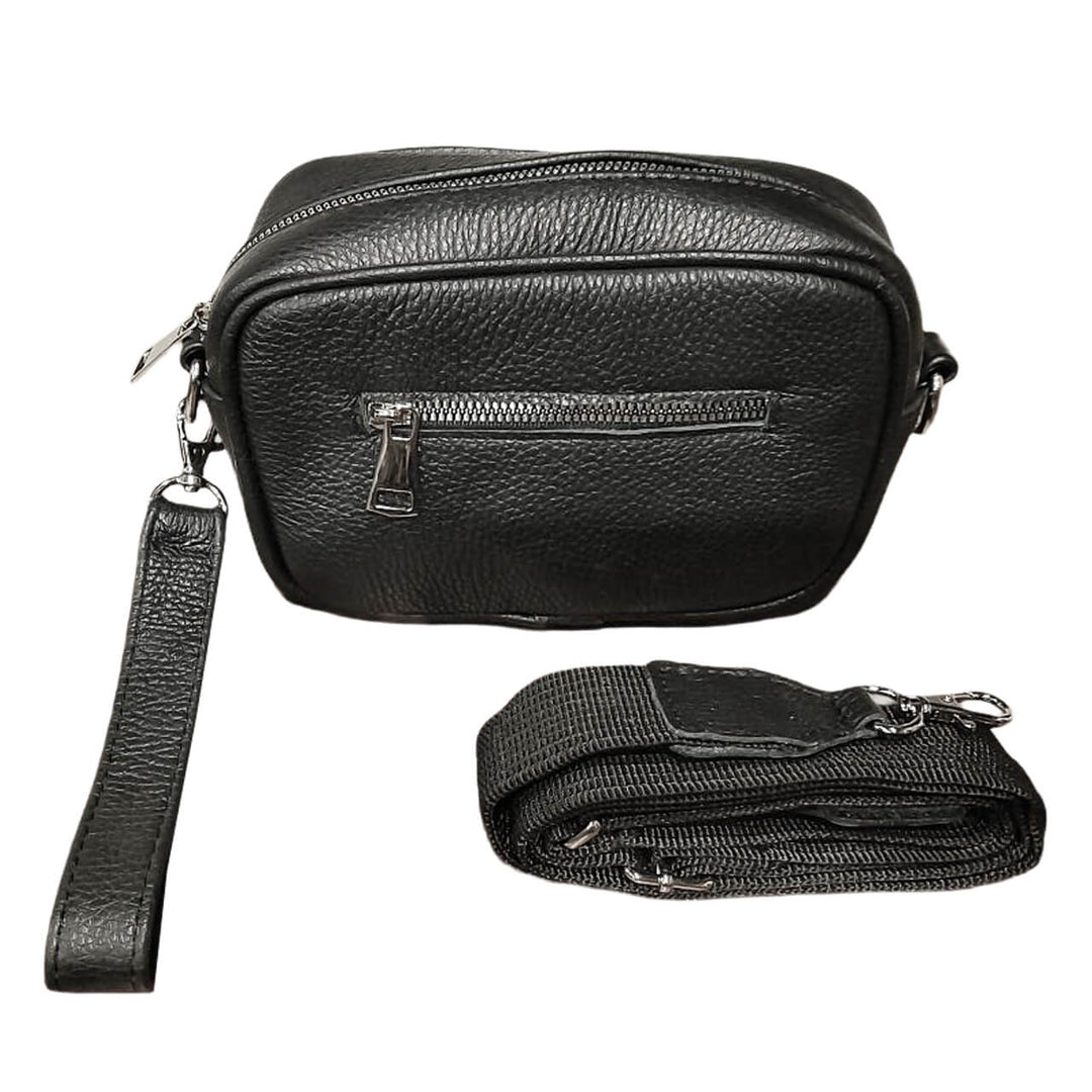 SOBAQUERA PIEL MINI flother NEGRO