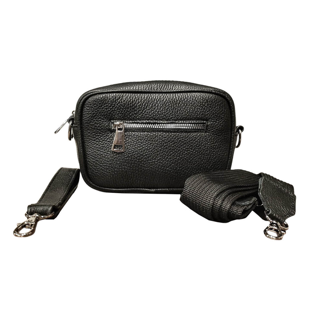 SOBAQUERA PIEL MINI flother NEGRO