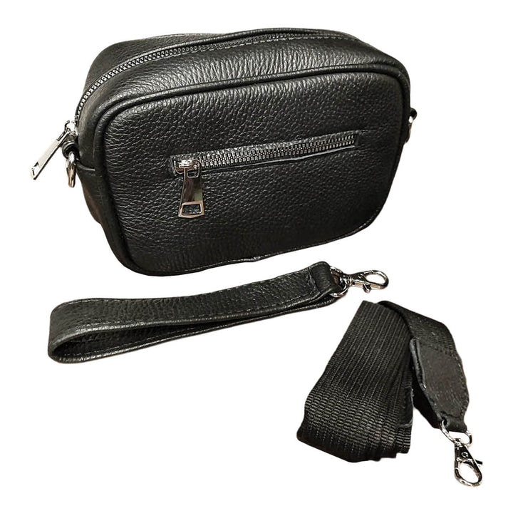 SOBAQUERA PIEL MINI flother NEGRO