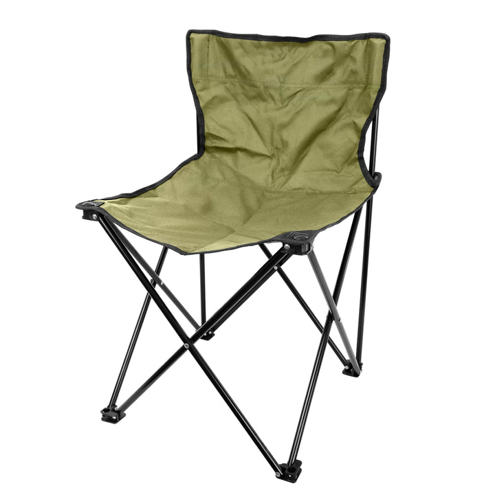 Silla de Camping Plegable Verde Militar