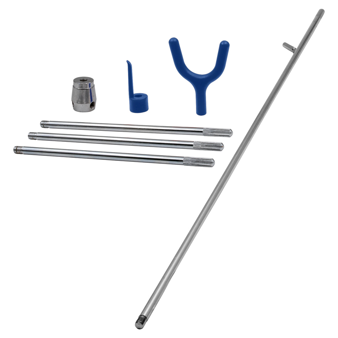 Soporte de Aluminio para Arco  Recurvo Azul