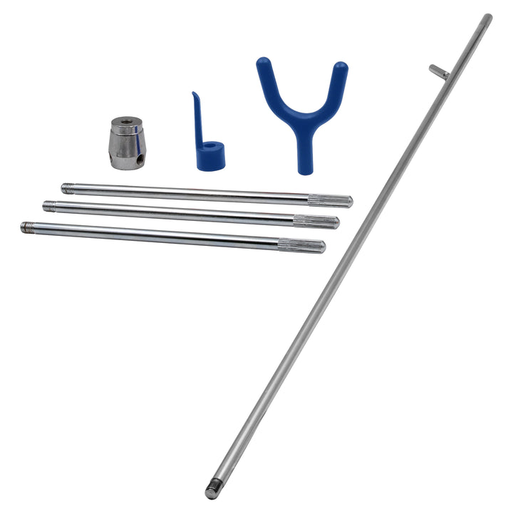 Soporte de Aluminio para Arco  Recurvo Azul