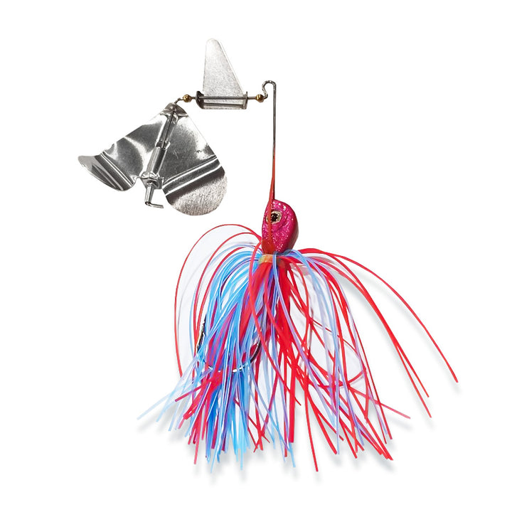 Spinner Bait Jigheads Spoon Silicone Skirt 16gr