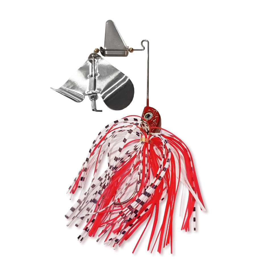 Spinner Bait Jigheads Spoon Silicone Skirt 16gr