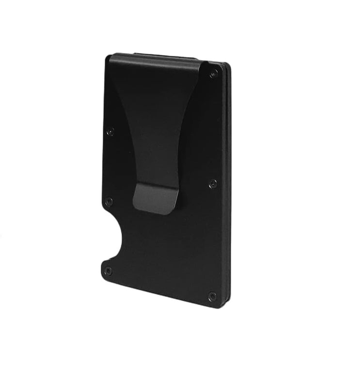 TARJETERO DE METAL CON CLIP NEGRO