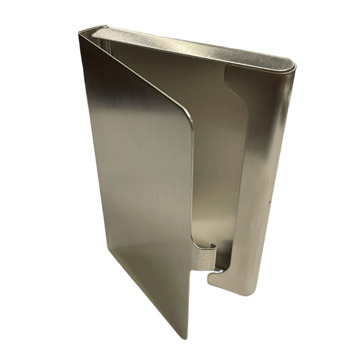 TARJETERO CROMADO CEPILLADO 9.3x6.1 cm