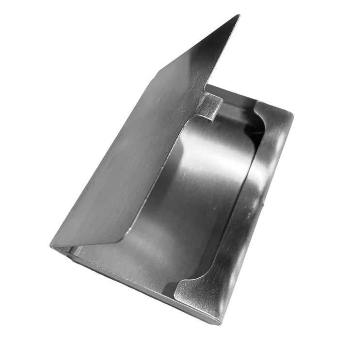 TARJETERO CROMADO CEPILLADO 9.3x6.1 cm