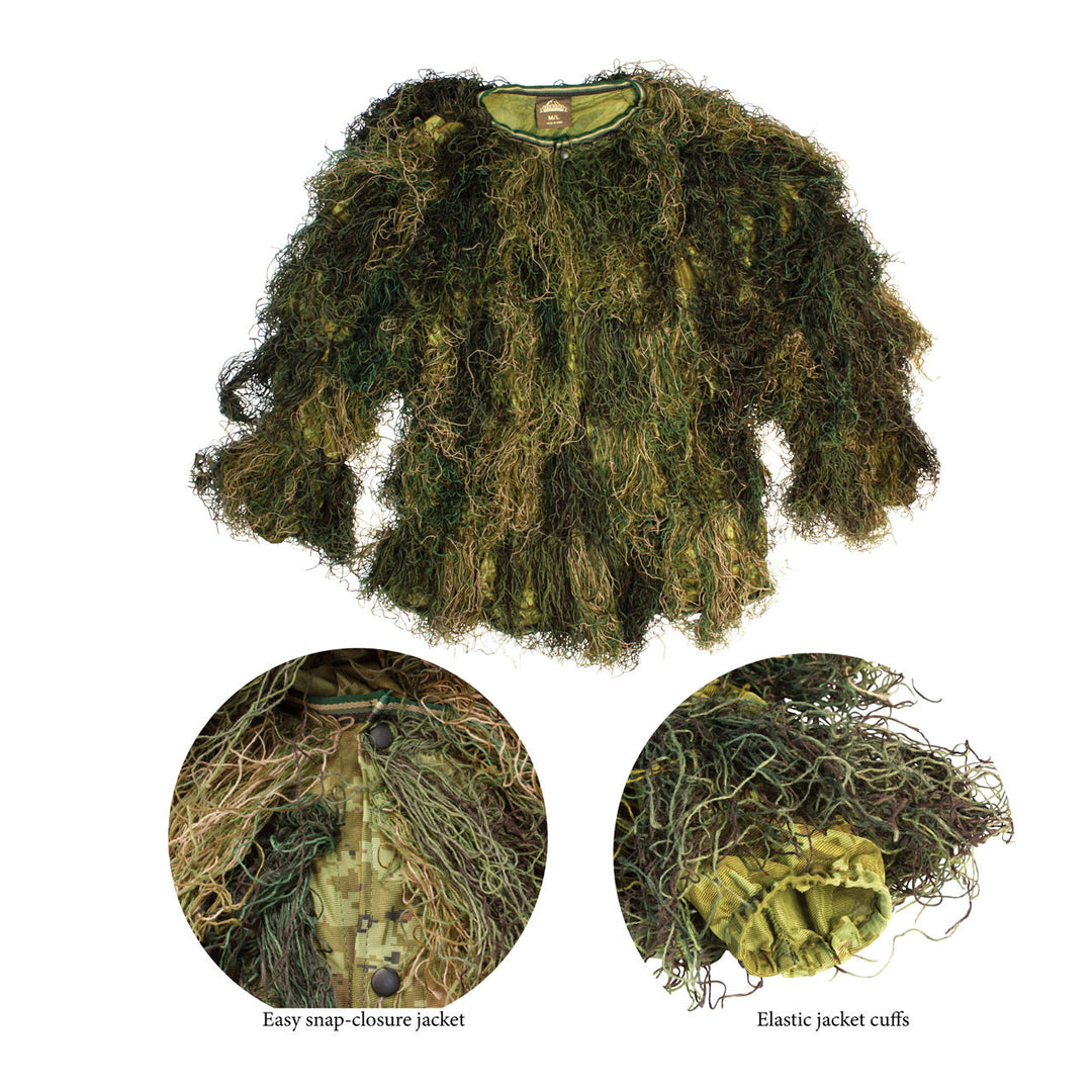 Traje Ghillie Suit Woodland Infantil Juvenil LARGE