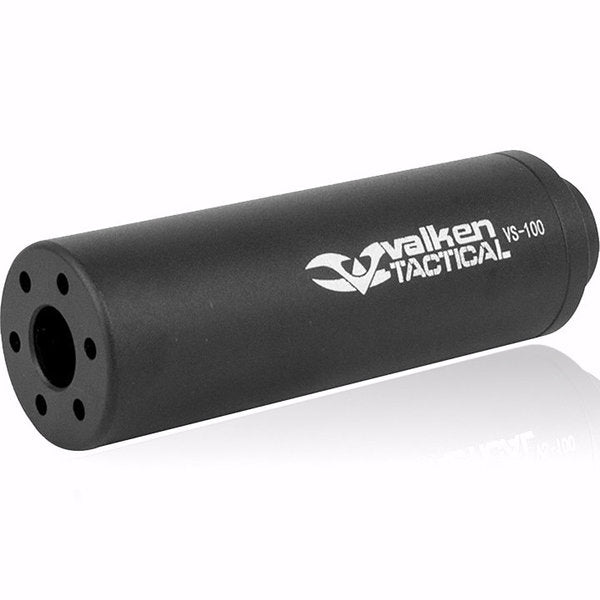 Valken Flash Suppressor 14mm CCW Black para Airsoft
