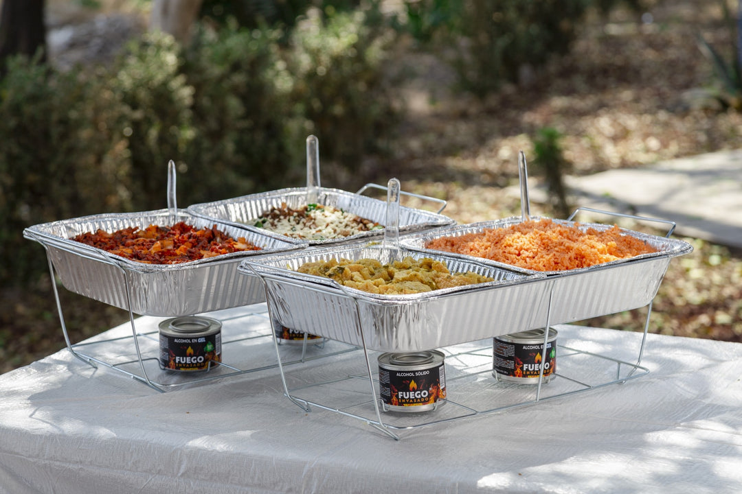 ALCOHOL SOLIDO LATA 200 gramos FUEGO ENVASADO