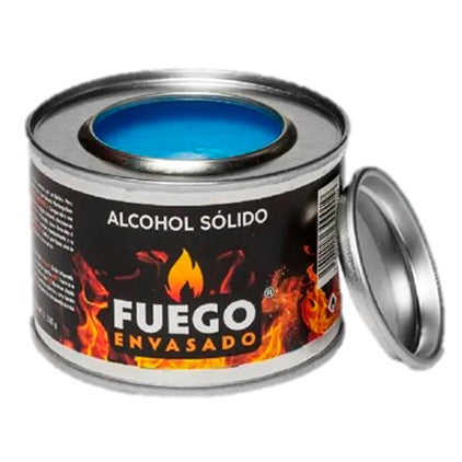 ALCOHOL SOLIDO LATA 200 gramos FUEGO ENVASADO