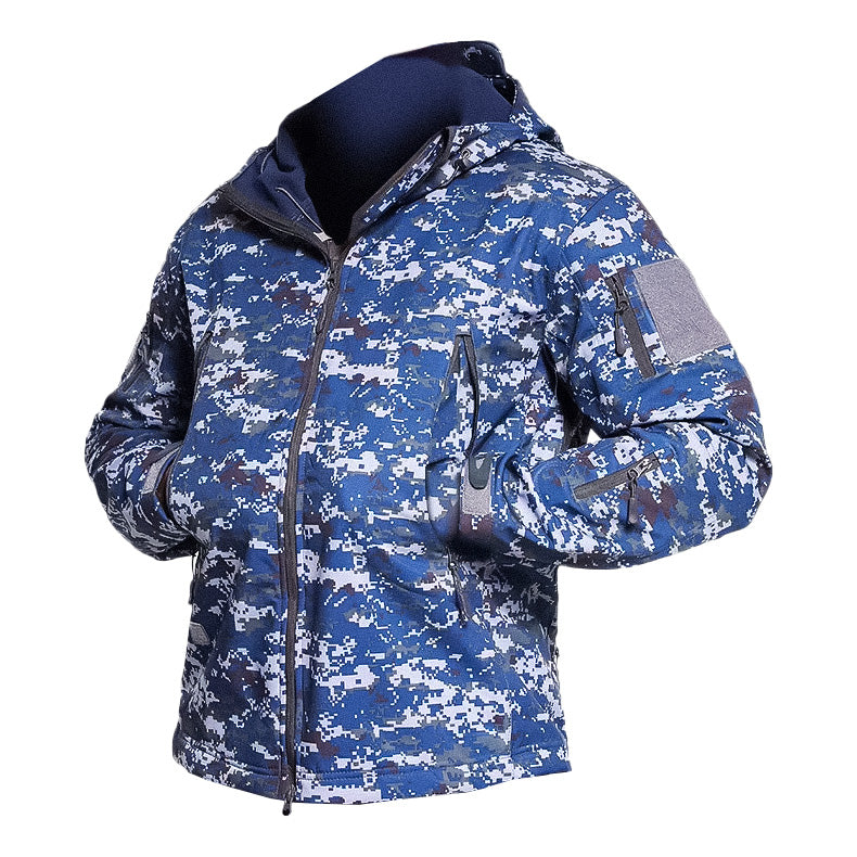 CHAMARRA SHARK BLUE DIGITAL