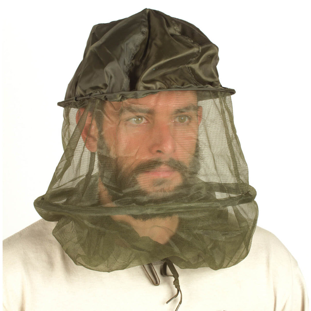 MOSQUITO HEADNET MALLA PARA CABEZA con banda elastica