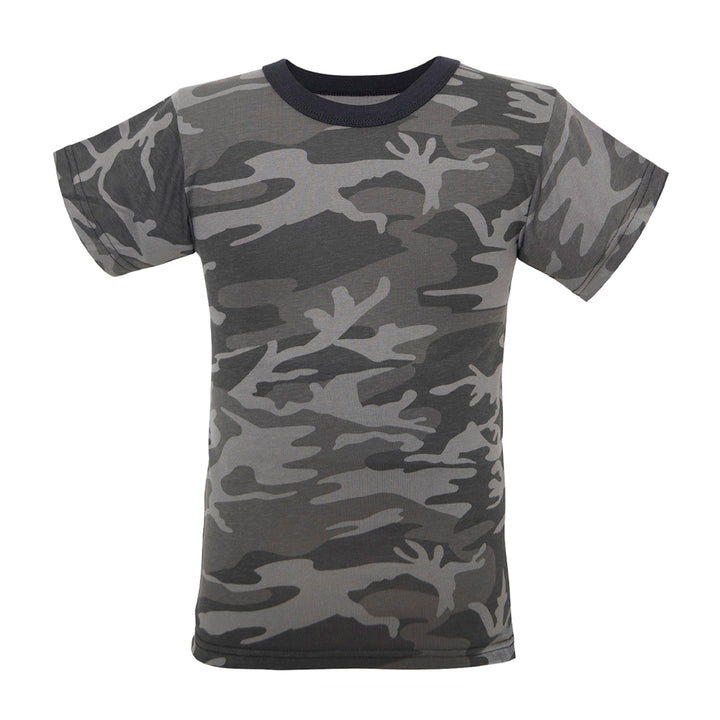 PLAYERA NIÑO BLACK CAMO