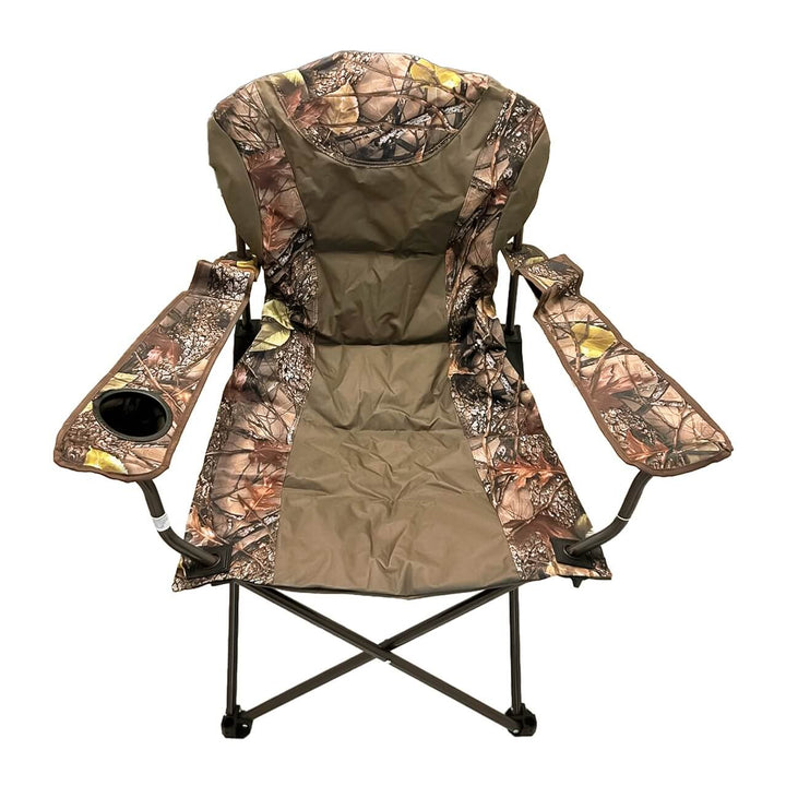 SILLA Deluxe Mega Plegable Reclinable Burly Tan Camo 350 lbs