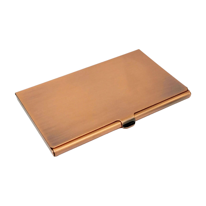 TARJETERO RECTANGULAR COBRE