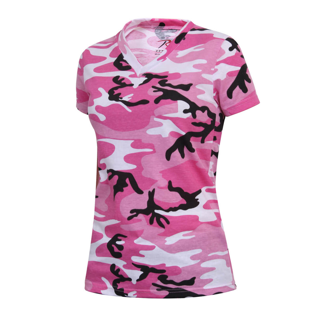 BLUSA V PINK CAMO - El Viajero del Norte